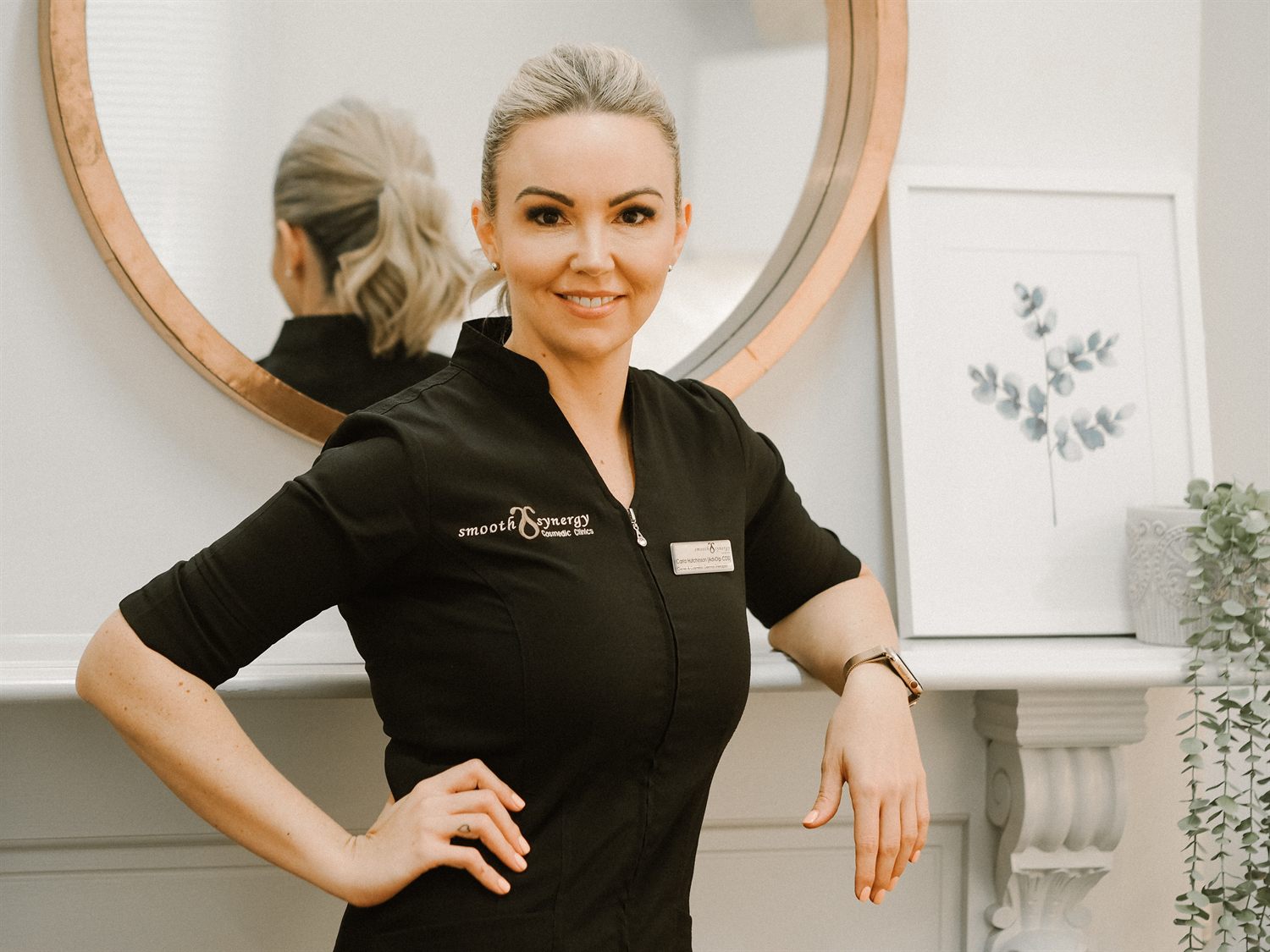 Carla in her Smooth Synergy uniform